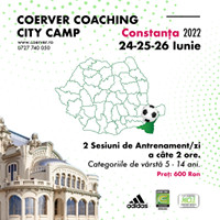 stire COERVER COACHING CITY CAMP - Constanta 2022