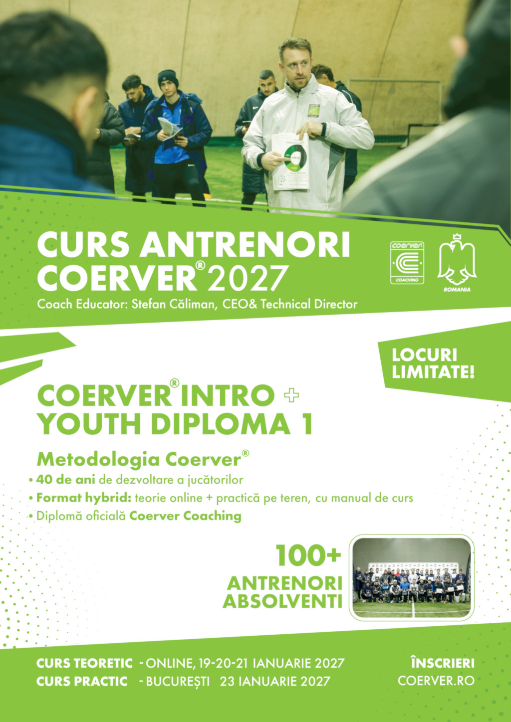 Coerver® Coaching Coach Education Intro + YD 1 editia 2027