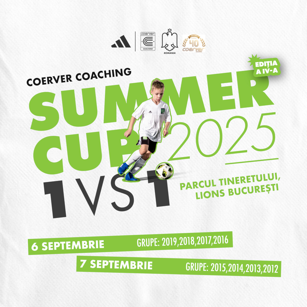 COERVER COACHING 1VS1 SUMMER CUP EDITIA A IV-A